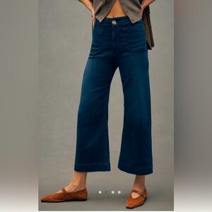 Anthropologie Maeve Colette high-rise Wide-Leg Jeans